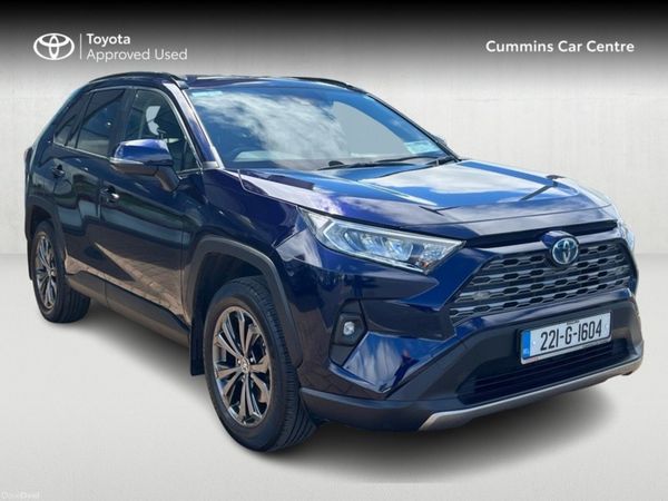 Toyota RAV4 SUV, Petrol Hybrid, 2022, Blue
