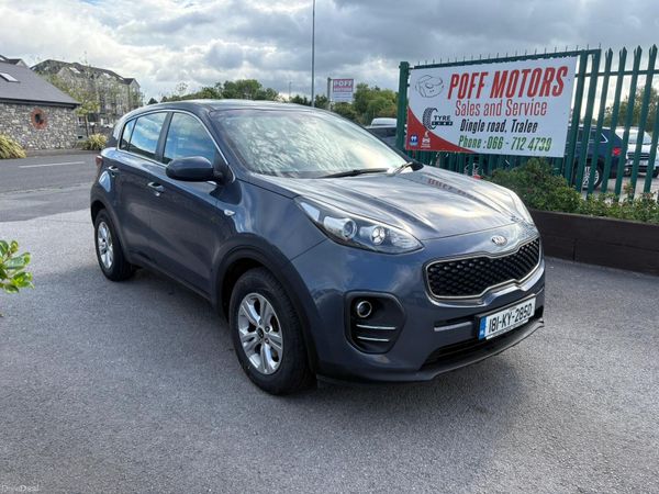 Kia Sportage SUV, Diesel, 2018, Blue