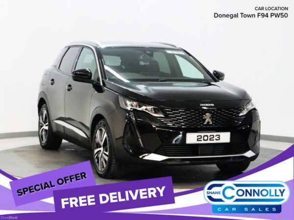 Peugeot 3008 SUV, Petrol Hybrid, 2023, Black