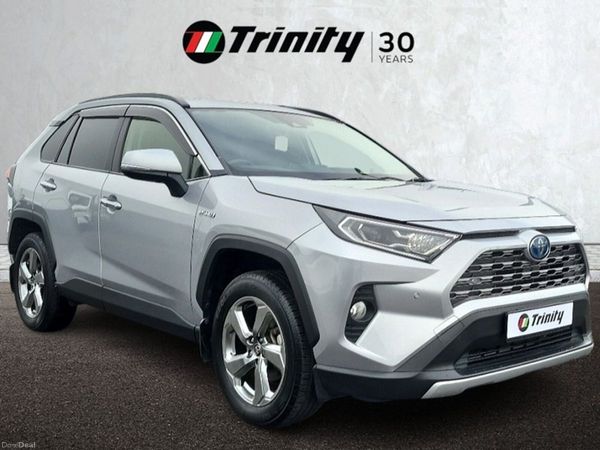 Toyota RAV4 SUV, Petrol Hybrid, 2020, Silver