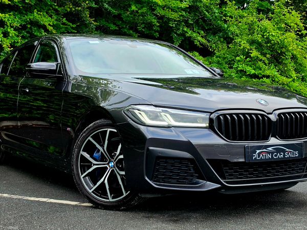 BMW 5-Series Saloon, Petrol Plug-in Hybrid, 2020, Grey