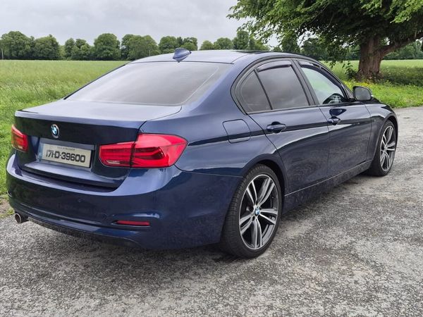 BMW 3-Series Saloon, Diesel, 2017, Blue