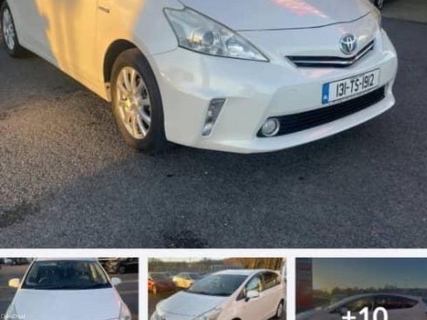 Toyota Prius MPV, Petrol Hybrid, 2013, White