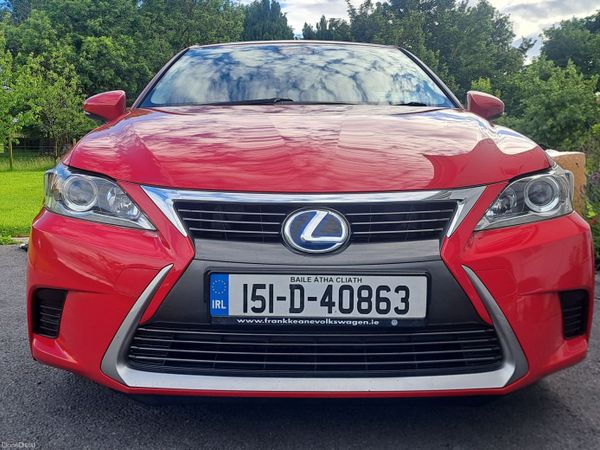 Lexus CT Hatchback, Petrol Hybrid, 2015, Red