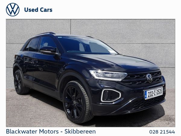 Volkswagen T-Roc Hatchback, Petrol, 2023, Black