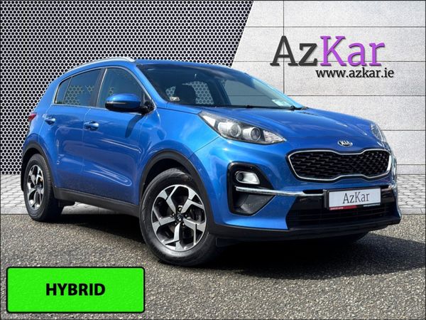 Kia Sportage SUV, Diesel Hybrid, 2020, Blue