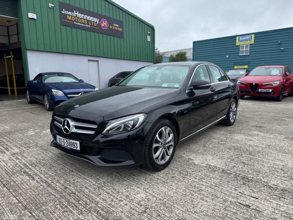 Mercedes-Benz C-Class Saloon, Petrol Plug-in Hybrid, 2018, Black