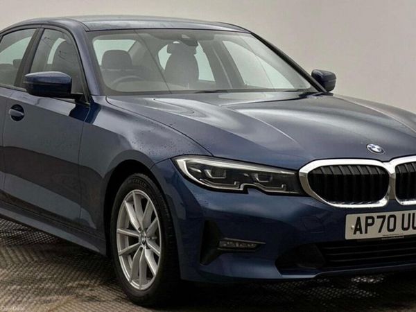 BMW 3-Series Saloon, Diesel Hybrid, 2020, Blue