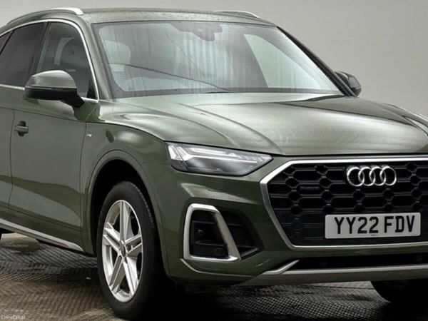 Audi Q5 SUV, Diesel Hybrid, 2022, Green