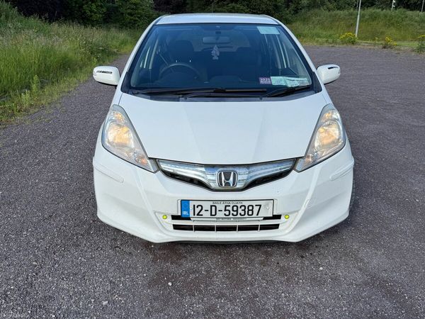 Honda Fit Hatchback, Petrol Hybrid, 2012, White