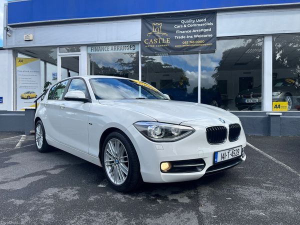 BMW 1-Series Hatchback, Petrol, 2014, White