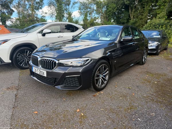 BMW 5-Series Saloon, Petrol Plug-in Hybrid, 2021, Grey