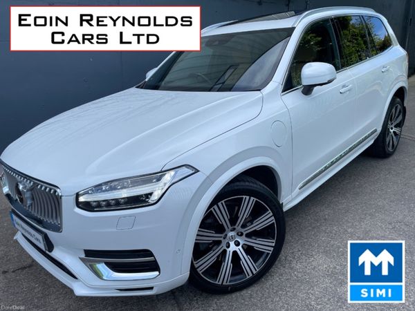 Volvo XC90 SUV, Petrol Plug-in Hybrid, 2020, White