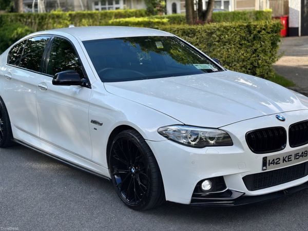 BMW 5-Series Saloon, Diesel, 2014, White