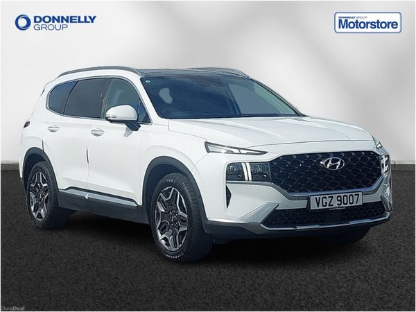 Hyundai Santa Fe Estate, Petrol Hybrid, 2022, White
