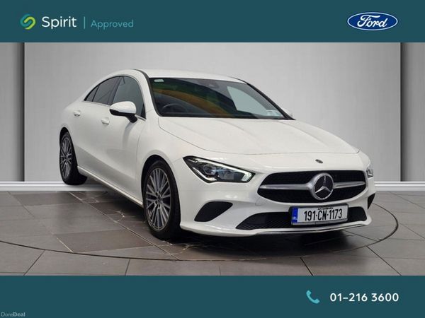 Mercedes-Benz CLA Saloon, Petrol, 2019, White