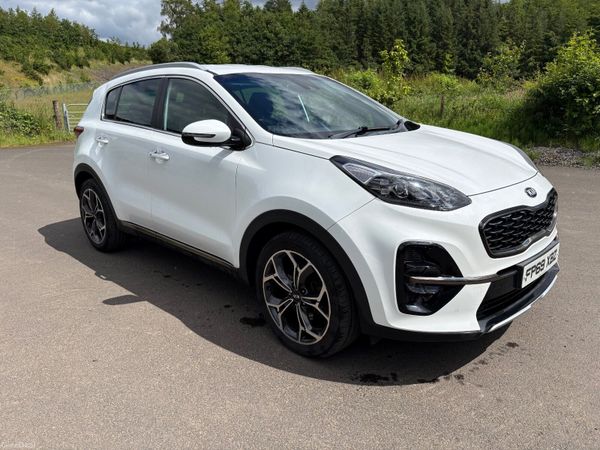 Kia Sportage SUV, Diesel Hybrid, 2020, White