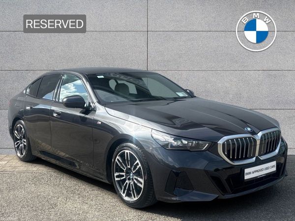 BMW 5-Series Saloon, Petrol Plug-in Hybrid, 2024, Grey