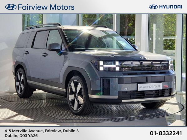 Hyundai Santa Fe SUV, Petrol Plug-in Hybrid, 2025, Blue