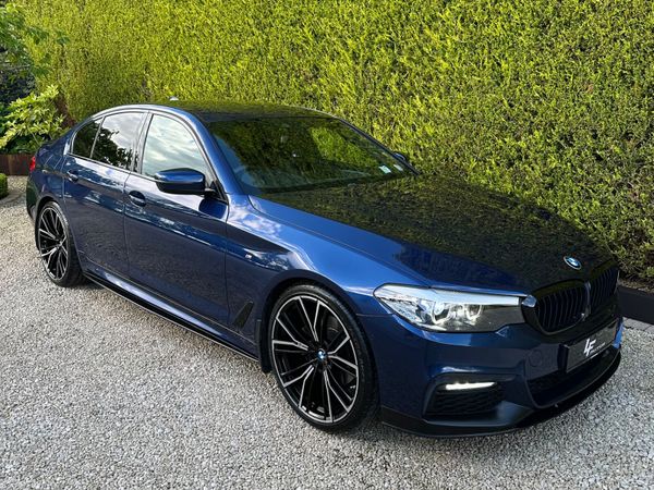 BMW 5-Series Saloon, Diesel, 2018, Blue