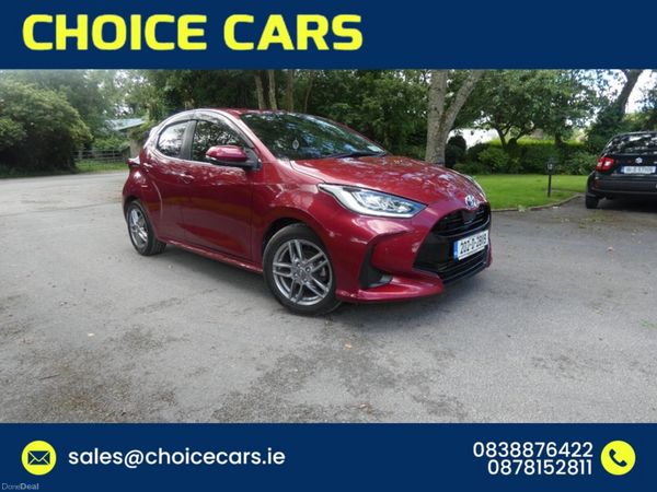 Toyota Yaris Hatchback, Petrol Hybrid, 2020, Red