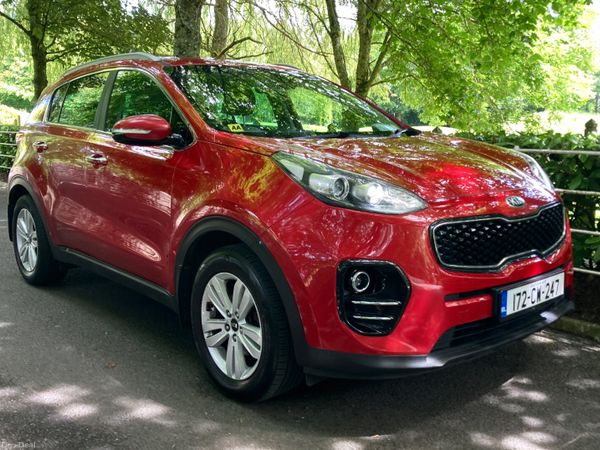 Kia Sportage SUV, Diesel, 2017, Red