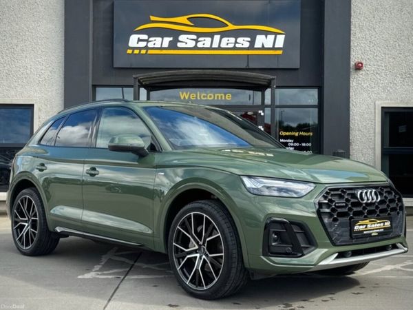 Audi Q5 SUV, Diesel Hybrid, 2022, Green