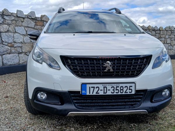 Peugeot 2008 SUV, Petrol, 2017, White