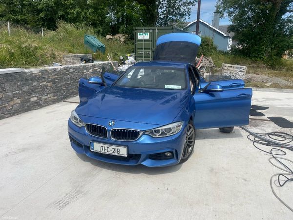BMW 4-Series Saloon, Diesel, 2017, Blue