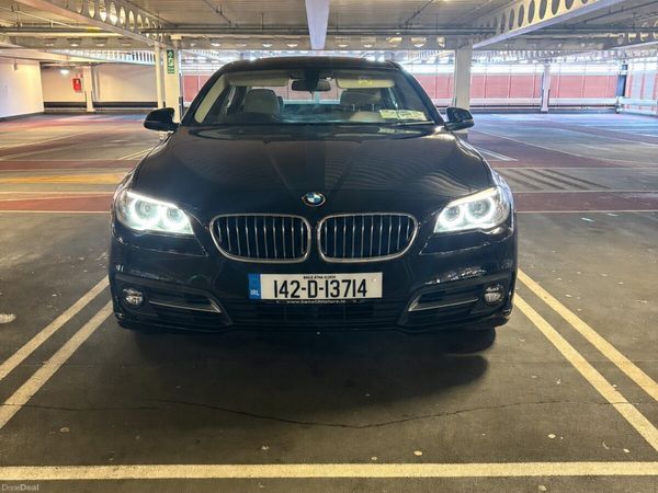 BMW 5-Series Saloon, Diesel, 2014, Black