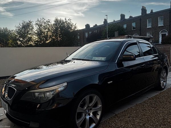 BMW 5-Series Saloon, Diesel, 2009, Black