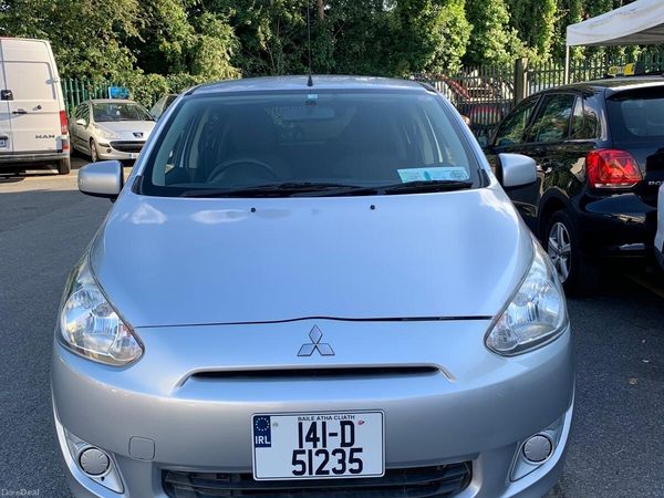 Mitsubishi Mirage Hatchback, Petrol, 2014, Silver