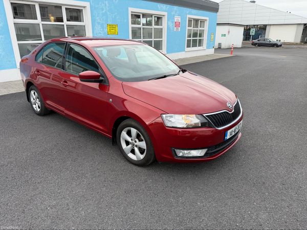Skoda Rapid Saloon, Petrol, 2014, Red