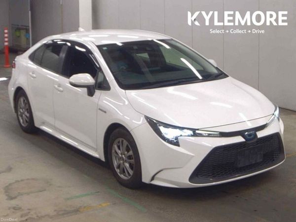 Toyota Corolla Saloon, Petrol Hybrid, 2020, White