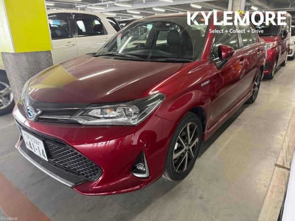 Toyota Corolla Saloon, Petrol Hybrid, 2018, Red