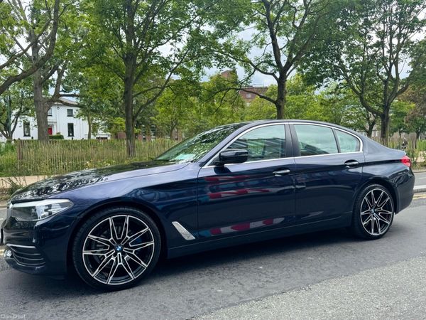 BMW 5-Series Saloon, Diesel, 2017, Blue