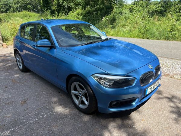BMW 1-Series Hatchback, Petrol, 2017, Blue