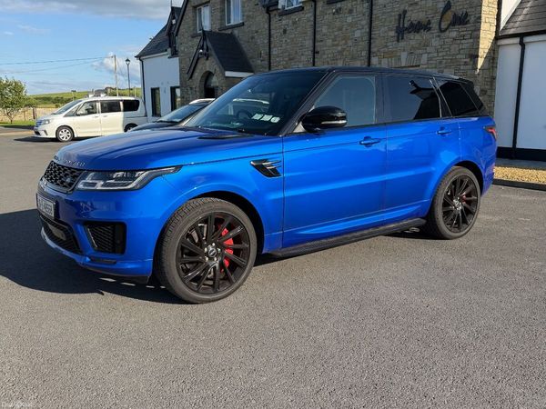 Land Rover Range Rover Sport SUV, Petrol Plug-in Hybrid, 2019, Blue