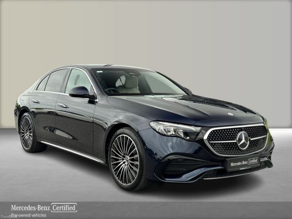 Mercedes-Benz E-Class Saloon, Diesel Plug-in Hybrid, 2025, Blue