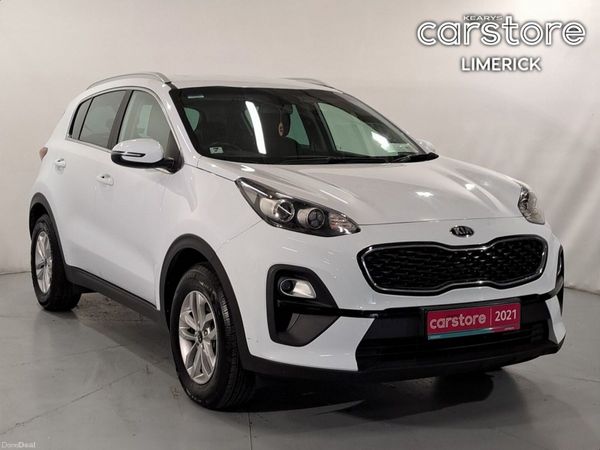 Kia Sportage SUV, Diesel Hybrid, 2021, White