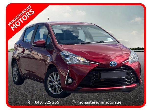 Toyota Yaris Hatchback, Petrol Hybrid, 2018, Red