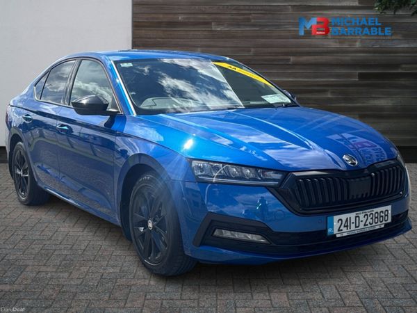 Skoda Octavia Saloon, Petrol, 2024, Blue