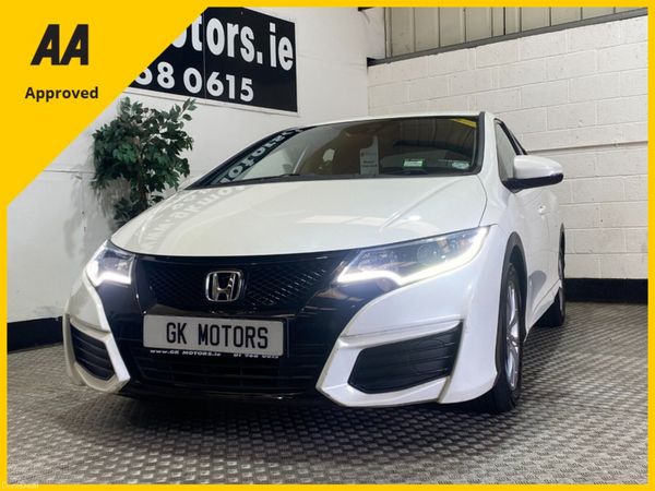 Honda Civic Hatchback, Petrol, 2015, White