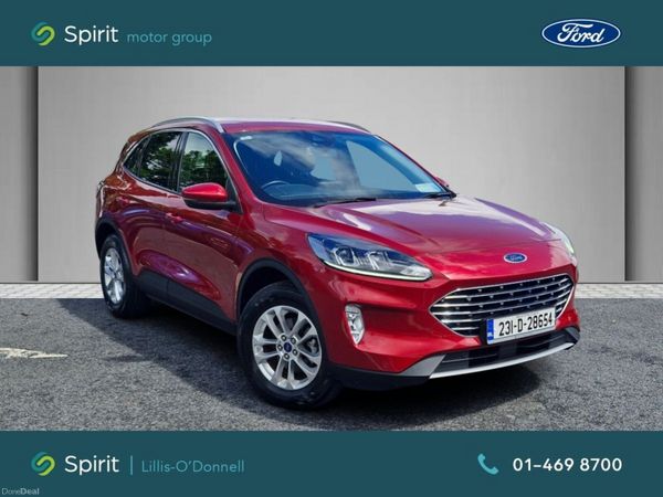 Ford Kuga SUV, Petrol Plug-in Hybrid, 2023, Red