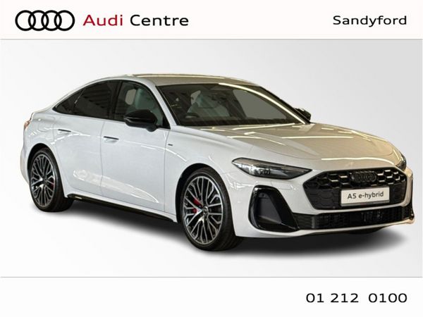 Audi A5 Saloon, Petrol Plug-in Hybrid, 2026, White