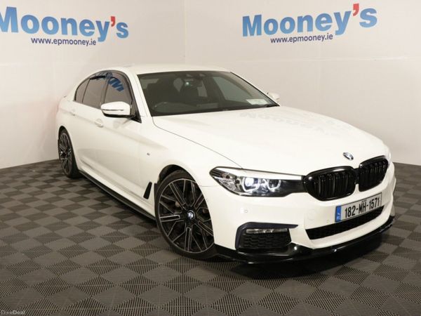BMW 5-Series Saloon, Diesel, 2018, White