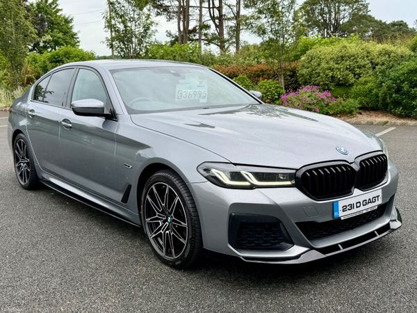 BMW 5-Series Saloon, Petrol Hybrid, 2023, Grey