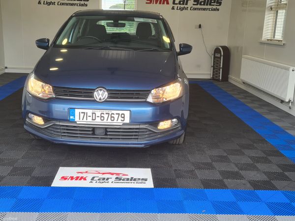 Volkswagen Polo Hatchback, Petrol, 2017, Blue