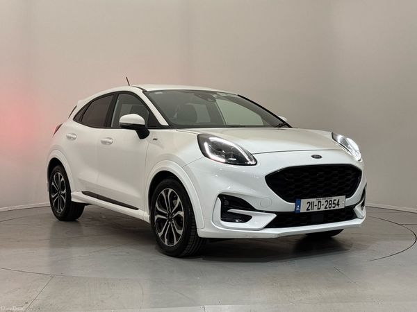 Ford Puma MPV, Petrol Hybrid, 2021, White