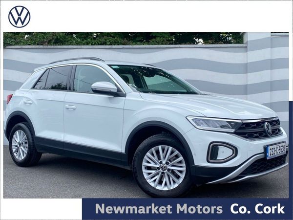 Volkswagen T-Roc SUV, Petrol, 2023, White